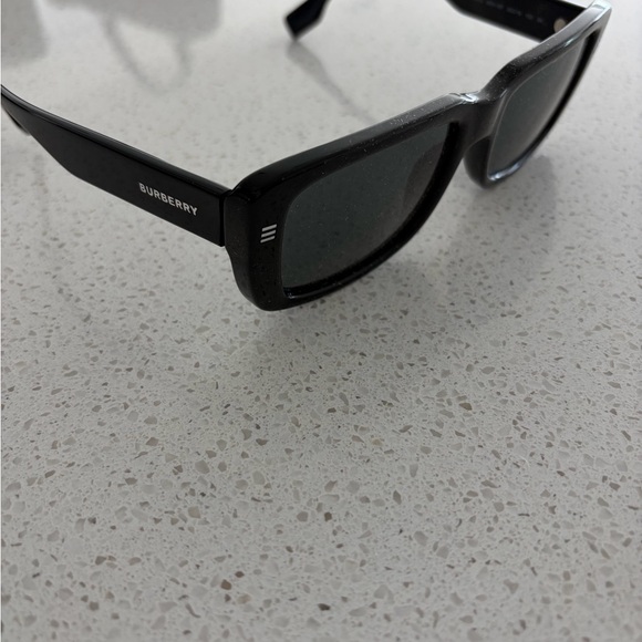 Burberry Mens Black Square Sunglasses - Picture 3 of 4